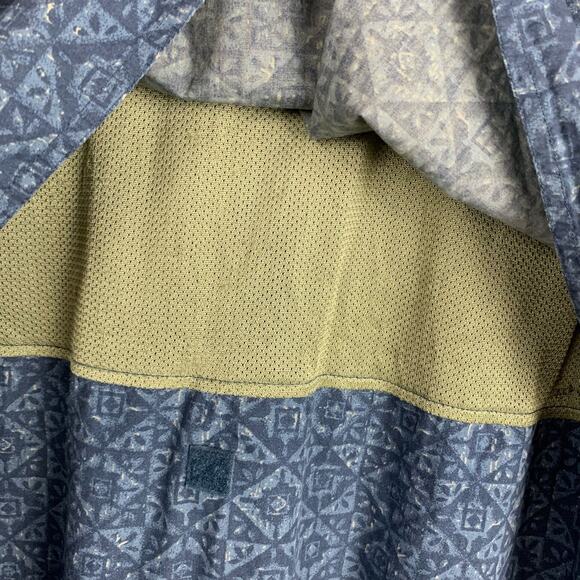 Cabelas Shirt Short Sleeve Button Front Vented Back Blue Fishing Outdoor Men's M - Picture 6 of 6